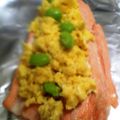 maruru-nn's cooksnap of when they made カレーたまごonサーモンソテー.