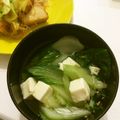 chiroxine's cooksnap of when they made 青梗菜と豆腐のスープ.