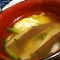 あまいこびと's cooksnap of when they made 小松菜 椎茸 卵の 簡単 お吸い物＊゜.