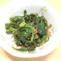 陸倫葵's cooksnap of when they made ☆エコで美味しい！レタスの外葉でお浸し☆.