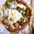 オノ・アリス's cooksnap of when they made 冷凍パイシートで♪簡単ピザ☆.