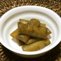 meg115's cooksnap of when they made 牛蒡の醤油煮.