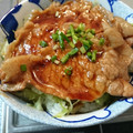 かわいい星優のママ's cooksnap of when they made 節約レシピ☆豚こまの甘辛しょうが焼き丼♪.
