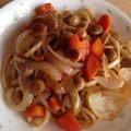miwaaloha's cooksnap of when they made こどもも好きな☆やきうどん.