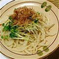 くみちょ～～'s cooksnap of when they made とろ～り卵のかいわれツナマヨうどん。.