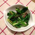 涼月花's cooksnap of when they made *小葱＆万能ねぎのゴマ油の炒め物*.