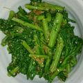 料理未熟主婦∂▽∂'s cooksnap of when they made 春菊の梅肉和え.
