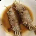 maki562281's cooksnap of when they made もやし＆おくらの豚肉巻き.