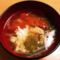 tisamari's cooksnap of when they made おいしい！　トマトと三つ葉のかき玉スープ.