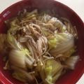 ｋｕｍｉｔｙ's cooksnap of when they made 白菜 チンゲン菜 えのきの春雨ｽｰﾌﾟ.