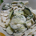 夏至子's cooksnap of when they made れんこんとキュウリのゴマ和え.