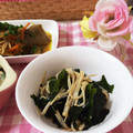Akeimmy's cooksnap of when they made 簡単！　ワカメ＆えのきのポン酢和え.