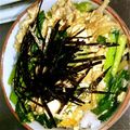 yuriko115's cooksnap of when they made 卵と豆腐のふわふわ丼.