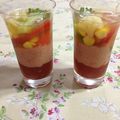 Charf's cooksnap of when they made 野菜のコンソメと豆乳トマトの２色ジュレ.