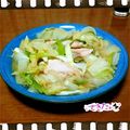 向日葵2000's cooksnap of when they made 鮭&白菜しめじ蒸し♪.