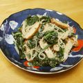 ぽりぽり拓庵's cooksnap of when they made ほうれん草と薩摩揚げ・マロニーの和え物♪.