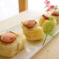 あっぷるカモミール's cooksnap of when they made ✿簡単✿ウインナーパイ.