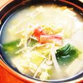 ぶひたろう's cooksnap of when they made 具だくさんレタススープ.