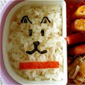 myuuちゃん's cooksnap of when they made キャラ弁「おとうさん犬」弁当.