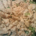 ShinobiK's cooksnap of when they made ✿豆腐とささみのニンニクおかか炒め✿.