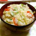 でゅるけむ's cooksnap of when they made ごま油香る卵雑炊.