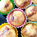 ゆかてぃ〜's cooksnap of when they made 卵なし☆柿とチーズのマフィン.