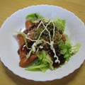 書セラピスト流香's cooksnap of when they made 簡単！キャベツとウインナーのお好み焼き風.