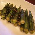 ホワイトパープル's cooksnap of when they made シャキシャキオクラのにんにく塩昆布炒め.