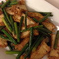 サラミ's cooksnap of when they made 簡単★厚揚げ＆にんにくの芽のオイマヨ炒め.