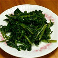 kaachannnn's cooksnap of when they made ♪青梗菜とほうれん草のごま油いため♪.