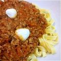 kurokuma26's cooksnap of when they made 圧力鍋で簡単★洋食屋さんのミートソース★.