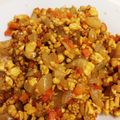 きよぽーーん's cooksnap of when they made ヘルシー★☆豆腐そぼろと野菜のカレー丼.