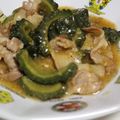 クッキングモモ's cooksnap of when they made 【農家のレシピ】ゴーヤの中華風味噌煮.