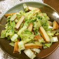 ももんじゃー's cooksnap of when they made 白菜とさつま揚げのさっと炒め.