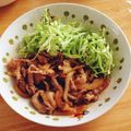 むうみん923's cooksnap of when they made 豚バラor豚こまで生姜焼き.