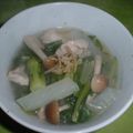 Jock's cooksnap of when they made つるりんっ♪鶏肉と、青梗菜のス～プ煮.