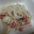 堕天使M's cooksnap of when they made キャベツとベーコンの蒸し焼きチーズのせ.