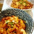 ducarin's cooksnap of when they made 超特急‼︎豚ひき肉の甘辛卵とじ丼♡.