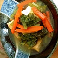 まいりいえみりい's cooksnap of when they made ☆厚揚げと小松菜のトロトロあんかけ風煮.