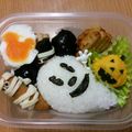 トラノスケ's cooksnap of when they made キャラ弁～ハロウィンミッキー.
