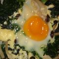 ameangel's cooksnap of when they made ほうれん草と卵グラタン.