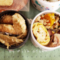 milk＊crown's cooksnap of when they made お弁当☆ちくわとネギの卵焼き.