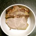 クックEAURCR☆'s cooksnap of when they made 醤油をつけて焼くだけ焼き豚.