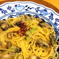 ぽんぽこぽこぽん's cooksnap of when they made 絶品★牡蠣の和風塩麹スパゲッティ♪.