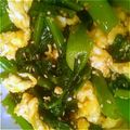 watsun's cooksnap of when they made 小松菜＆炒り玉子のゴマ味噌和え.