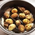 chihirola's cooksnap of when they made 秋の味覚☆栗ごはん☆.