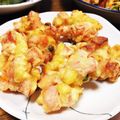 YUKIKI☆'s cooksnap of when they made 魚肉ソーセージとコーンの天ぷら.