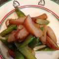 horseland's cooksnap of when they made ✿さつまとアスパラのにんにく醤油炒め✿.