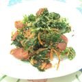 yurco's cooksnap of when they made セロリの葉のサクサク天ぷら.