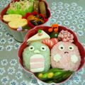70cafe's cooksnap of when they made キャラ弁★ガチャピン・ムック.